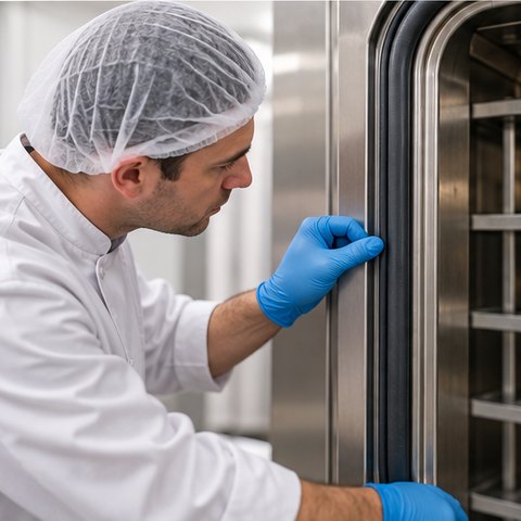 размещение оборудования на кухне для темы «Вакуумный охладитель»